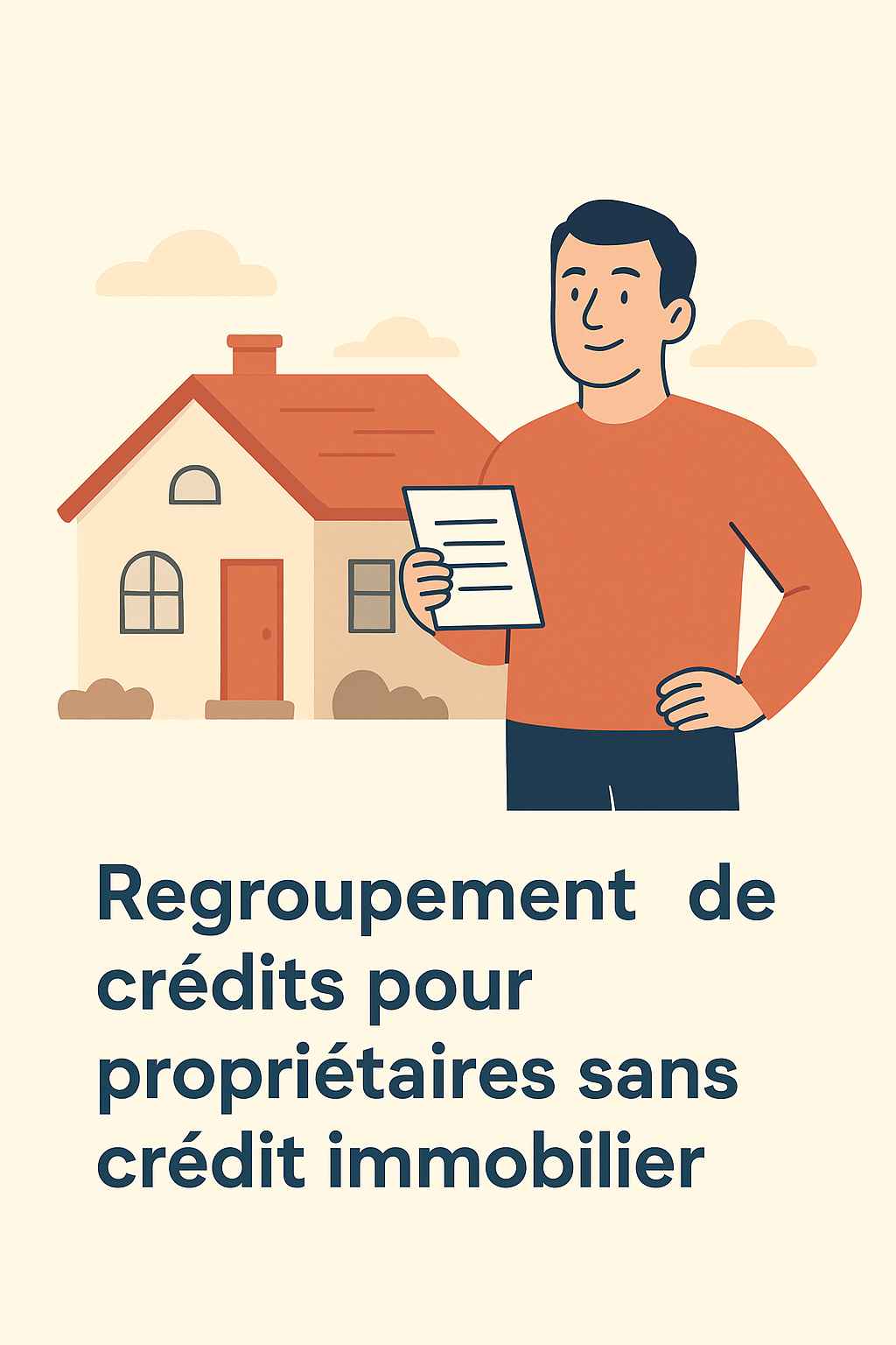 Regroupement de crédits pour propriétaires sans crédit immobilier